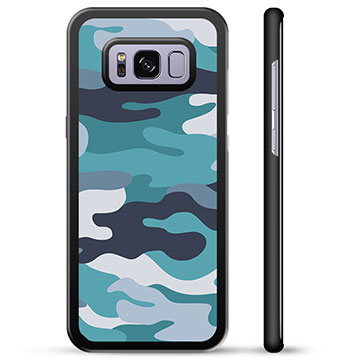 Ochranný kryt Samsung Galaxie S8 - Blue Camouflage