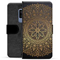 Prémiové peněženkové pouzdro Samsung Galaxie S9+ - Mandala