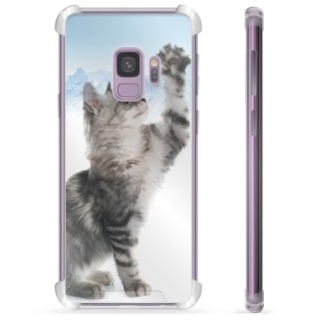 Hybridní pouzdro Samsung Galaxie S9 - Kočka