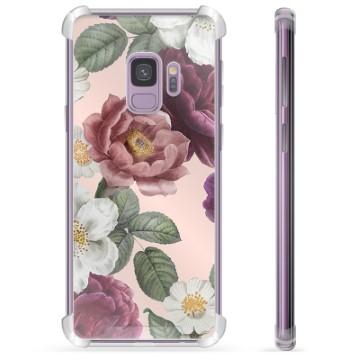 Hybridní pouzdro Samsung Galaxie S9 - Romantické květiny