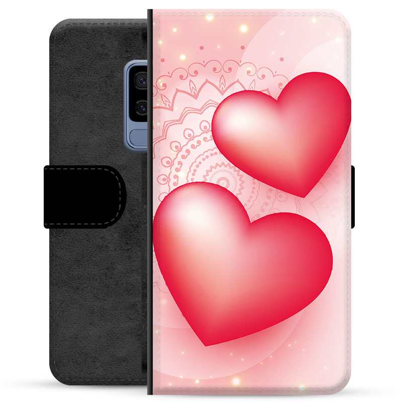 Prémiové peněženkové pouzdro Samsung Galaxie S9+ - Milovat