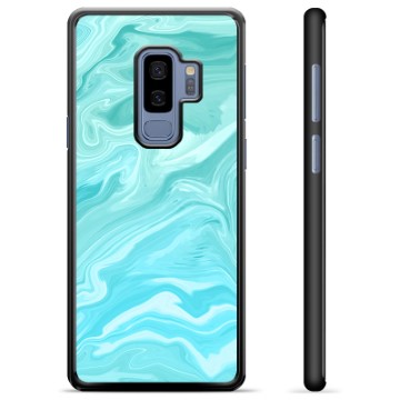 Ochranný kryt Samsung Galaxie S9+ - Modrý mramor