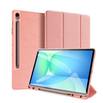 Samsung Galaxy Tab S10 FE+ Dux Ducis Domo Tri-Fold Pouzdro Smart Folio - Růžový