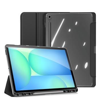 Samsung Galaxy Tab S10 FE+ Dux Ducis Toby Tri-Fold Pouzdro Smart Folio - Černé