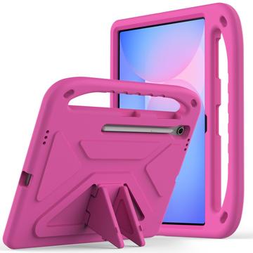 Samsung Galaxy Tab S10 FE+ Kids Carrying Shockproof Case - Hot Pink