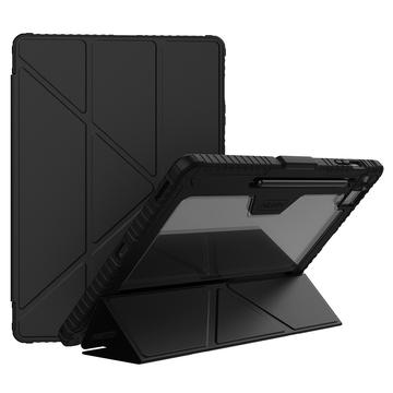 Samsung Galaxy Tab S10 FE+ Nillkin Bumper Smart Folio Case - černá / průhledná