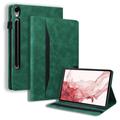 Samsung Galaxy Tab S11/S10 Lite/S10 FE/S9 FE/S9/S8/S7 Business Style Folio Case - Green