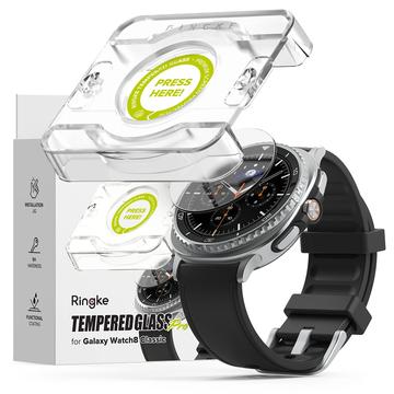 Samsung Galaxy Watch8 Classic Ringke Easy Slide Tempered Glass Screen Protector - 46mm - 2 Pcs.