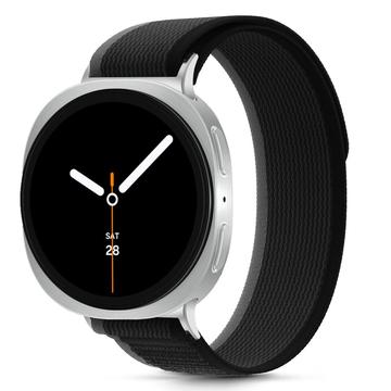 Samsung Galaxy Watch8/Watch8 Classic Tech-Protect Nylonový Řemínek - 40/44/46mm - Černý