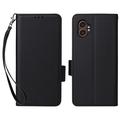 Samsung Galaxy XCover7 Pro Wallet Case Magnetic Closure - Black