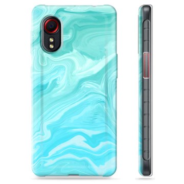 Pouzdro TPU Samsung Galaxie Xcover 5 - Modrý mramor