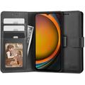 Samsung Galaxy Xcover7 Tech-Protect Wallet Case W. Magnet & Stand (Open Box - Bulk Satisfactory) - Black