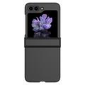 Samsung Galaxy Z Flip5 Pogumované Plastové Pouzdro - Černé