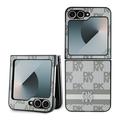Samsung Galaxy Z Flip6/Z Flip7 FE DKNY Checkered Pattern and Stripe Case