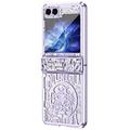 Samsung Galaxy Z Flip6/Z Flip7 FE Mechanical Legend Electroplated Plastic Case - Blue