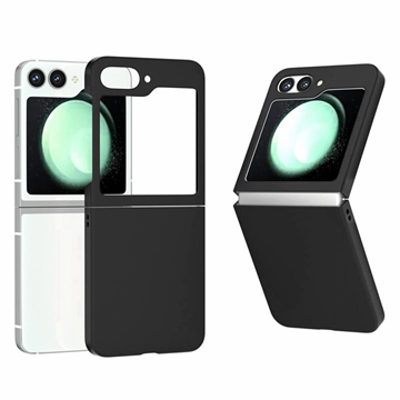 Samsung Galaxy Z Flip6/Z Flip7 FE Plastové Pouzdro - Černá