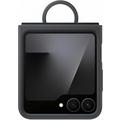 Silikonový Kryt s Držákem na Prst Samsung Galaxy Z Flip7 FE EF-PF741TBEGWW - Černý
