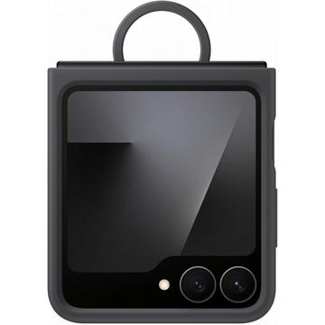 Silikonový Kryt s Držákem na Prst Samsung Galaxy Z Flip7 FE EF-PF741TBEGWW - Černý
