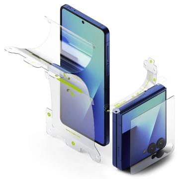Samsung Galaxy Z Flip7 Ringke 3-in-1 Pro Protection Set - Clear - 3 Pcs.