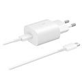 Samsung Super Fast USB-C Travel Charger EP-TA800XWEGWW-bílá