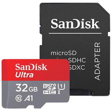 Sandisk Ultra MicroSDHC UHS-I Card SDSQUAR-032G-GN6MA-32 GB