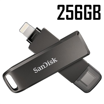 Sandisk Ixpand Luxe USB -C/Lightning Flash Drive - 256 GB