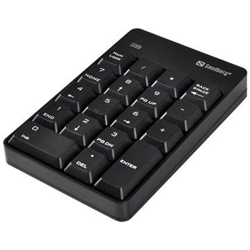 Bezdrátová numerická klávesnice Sandberg - černá