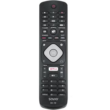 Savio RC-10 Universal Replacement Remote Control for Philips TV - Reliable & Easy to Use