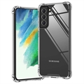Samsung Galaxy S21 FE 5G Odolné Proti Poškrábání Hybridní Pouzdro - Průhledný