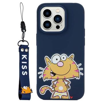 Série Kiss iPhone 14 Pro TPU Pouzdro s Páskem