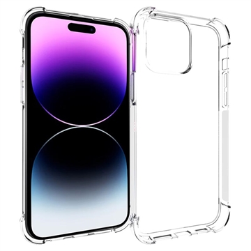 iPhone 15 Pro Max Nárazuvzdorné Pouzdro TPU - Průhledné