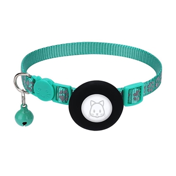 Silikonové Pouzdro Apple AirTag 1/2 s Reflexním Obojkem pro Domácí Mazlíčky - Zelená