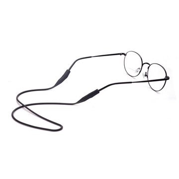 Silicone Eyewear Retainer Strap - Black