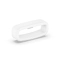 Silicone Watch Band Keeper / Strap Holder - White
