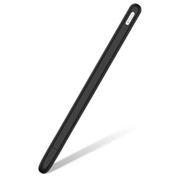 Protiskluzové Apple Pencil (2. Generace) Silikonový Pouzdro - Černá