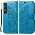 Sony Xperia 1 VI Butterfly Series Wallet Case - Blue