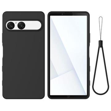 Sony Xperia 10 VII Liquid Silicone Case with Hand Strap