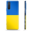 Sony Xperia 5 II TPU pouzdro Ukrajinská vlajka - Žlutá a světle modrá