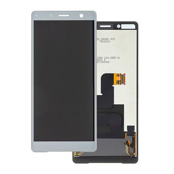 Sony Xperia XZ2 Compact LCD displej 1313-0917 - stříbro