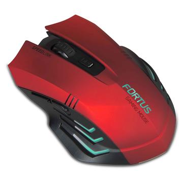 Bezdrátová herní myš Speedlink Fortus - černá / červená