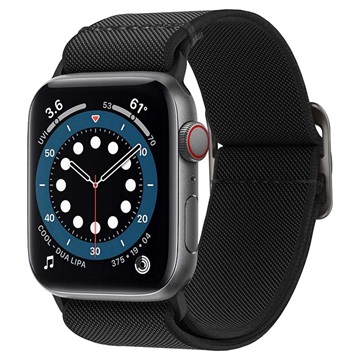 Spigen Fit Lite Apple Watch Series 7/SE/6/5/4/3 popruh - 45 mm/44 mm/42 mm - černá
