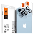 Spigen Glas.tR Ez Fit Optik Pro iPhone 14/14 Plus/15/15 Plus Chránič Objektivu Fotoaparátu - Černý