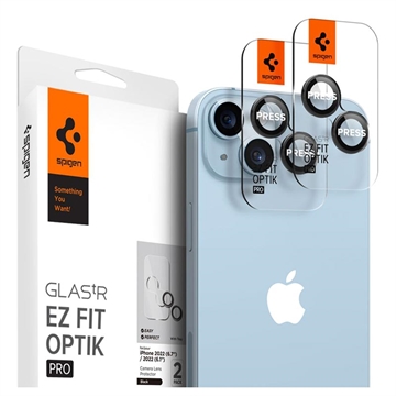 Spigen Glas.tR Ez Fit Optik Pro iPhone 14/14 Plus/15/15 Plus Chránič Objektivu Fotoaparátu