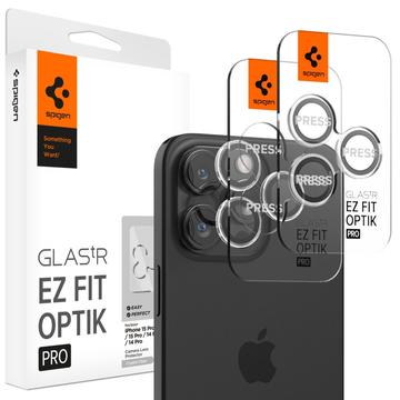 iPhone 16 Pro/16 Pro Max/17 Pro/17 Pro Max Spigen Glas.tR Ez Fit Optik Pro Camera Lens Protector - Clear