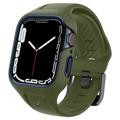 Spigen Liquid Air Pro Apple Watch Series 9/8/7 TPU Pouzdro - 45mm - Zelená