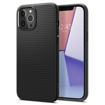 Spigen Liquid Air iPhone 12/12 Pro TPU pouzdro - černá
