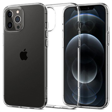 Spigen Liquid Crystal iPhone 12 Pro Max TPU pouzdro - Transparentní