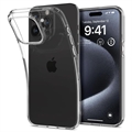 iPhone 15 Pro Spigen Liquid Crystal TPU pouzdro - Průhledná