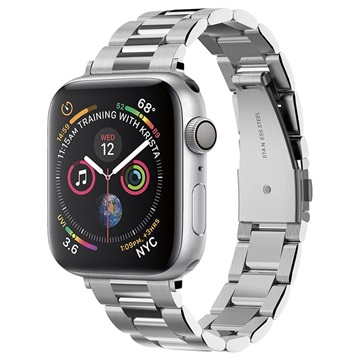 Apple Watch Series 11/10/9/8/7/6/SE 3/SE Spigen Modern Fit Strap - 40mm/41mm/42mm - Silver