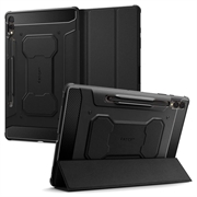 Samsung Galaxy Tab S9+ Spigen Rugged Armor Pro Folio Case - Black